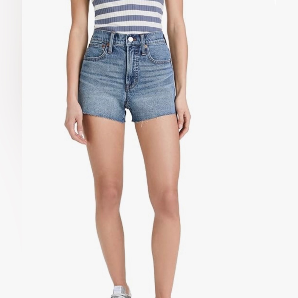 MADEWELL THE PERFECT JEAN SHORTS SIZE 25 NEW WITH TAGS